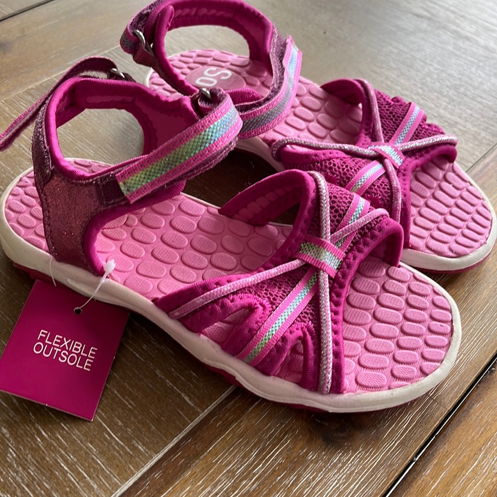 Pink flex sole sandal